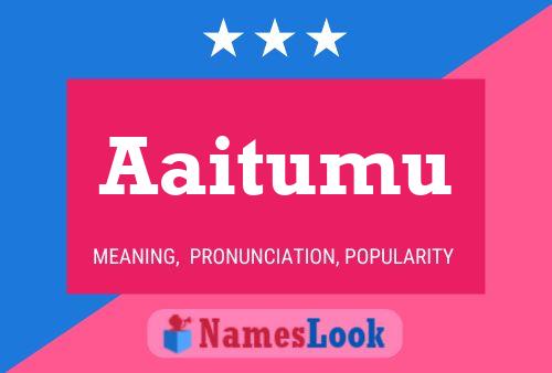 Aaitumu Name Poster