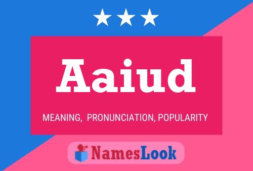 Aaiud Name Poster