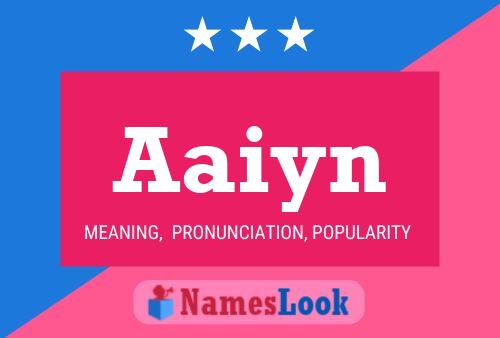 Aaiyn Name Poster