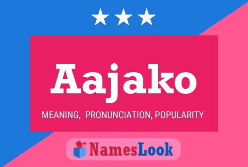 Aajako Name Poster