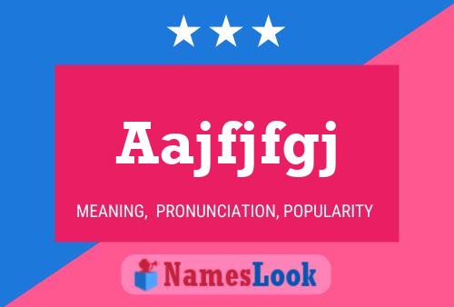 Aajfjfgj Name Poster