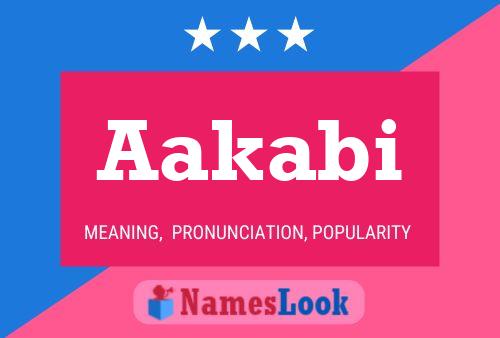 Aakabi Name Poster