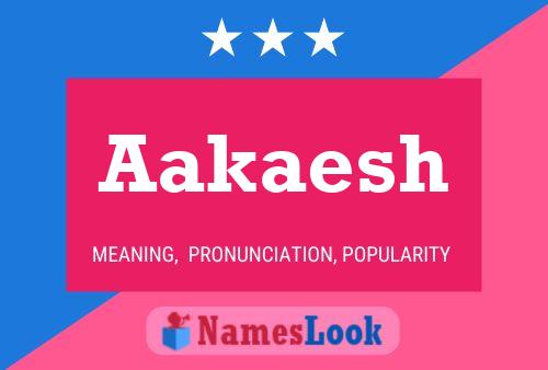 Aakaesh Name Poster