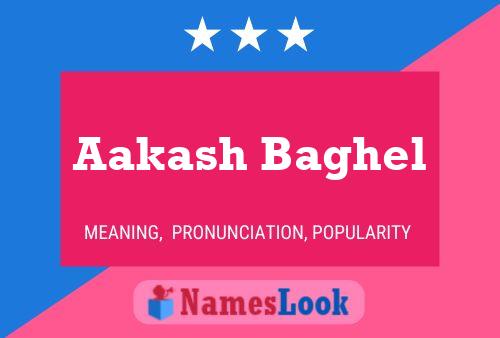 Aakash Baghel Name Poster