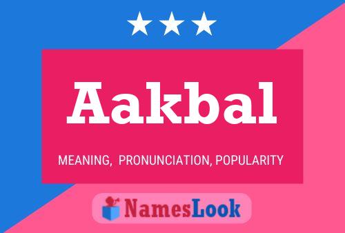 Aakbal Name Poster