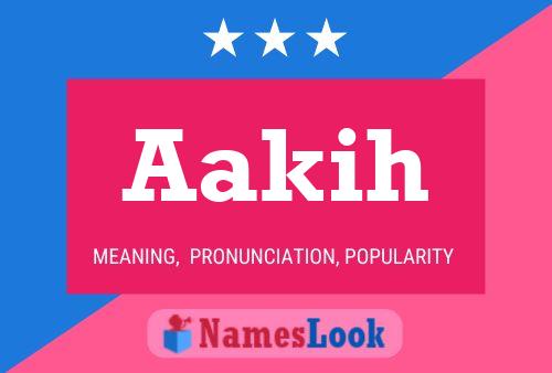 Aakih Name Poster