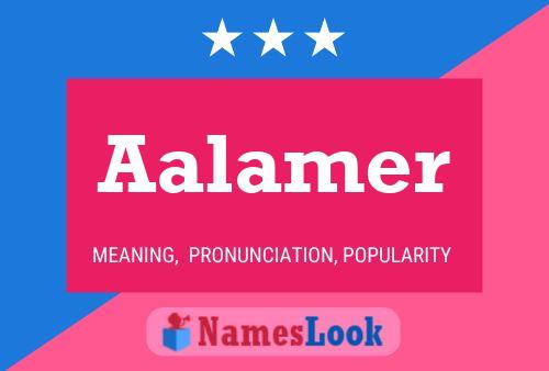 Aalamer Name Poster