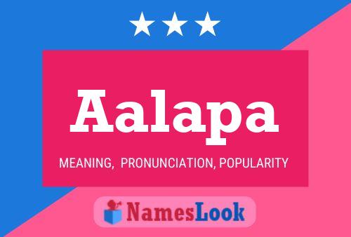 Aalapa Name Poster