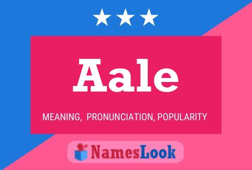 Aale Name Poster