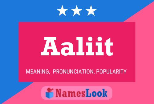 Aaliit Name Poster