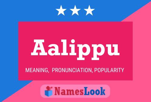 Aalippu Name Poster