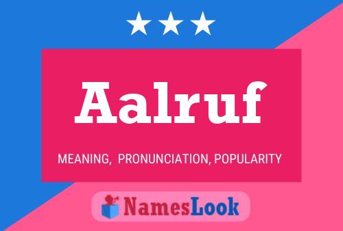 Aalruf Name Poster