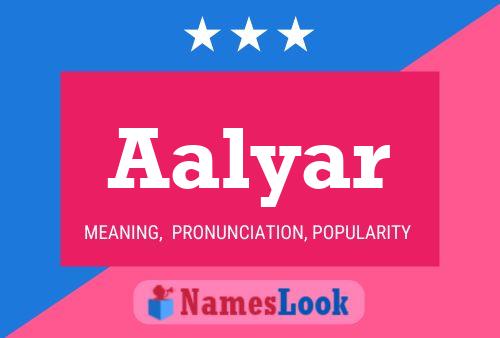 Aalyar Name Poster