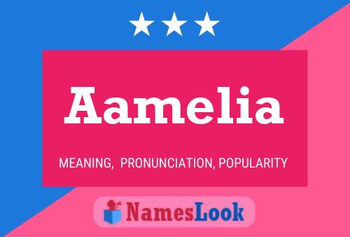 Aamelia Name Poster