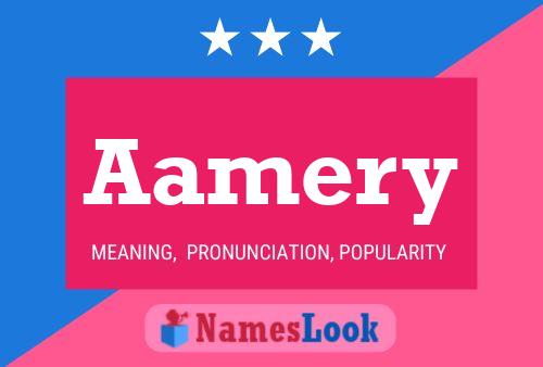 Aamery Name Poster