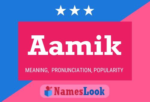 Aamik Name Poster