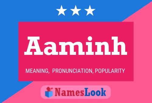 Aaminh Name Poster