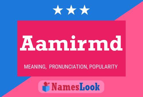 Aamirmd Name Poster