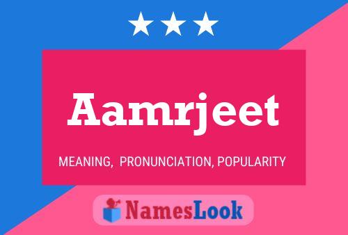 Aamrjeet Name Poster