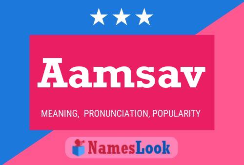 Aamsav Name Poster