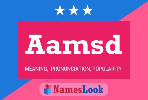 Aamsd Name Poster