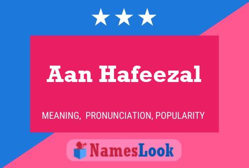 Aan Hafeezal Name Poster