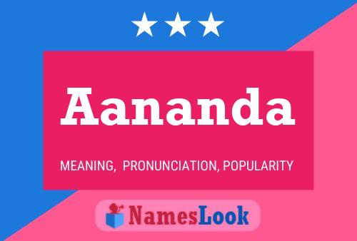 Aananda Name Poster