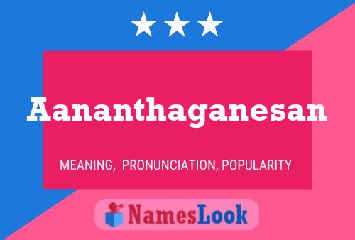 Aananthaganesan Name Poster