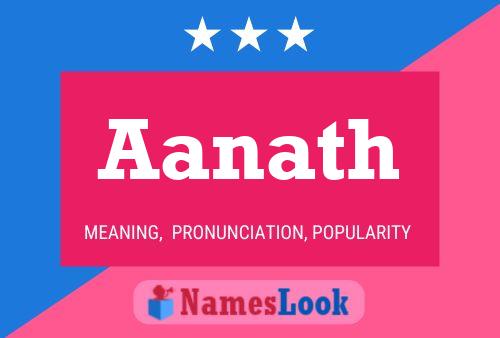 Aanath Name Poster