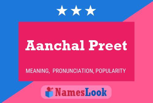 Aanchal Preet Name Poster