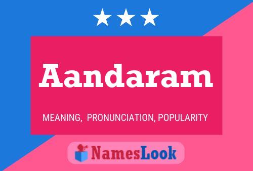 Aandaram Name Poster