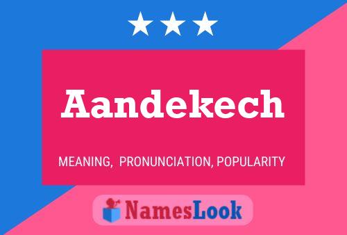 Aandekech Name Poster