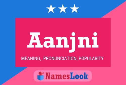 Aanjni Name Poster