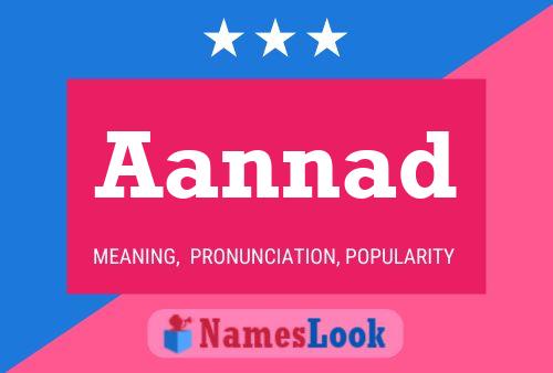 Aannad Name Poster