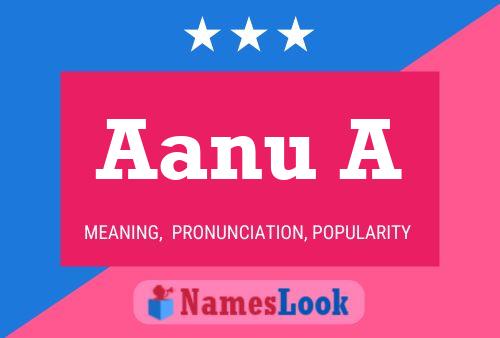 Aanu A Name Poster