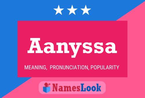 Aanyssa Name Poster