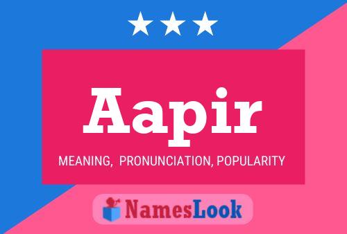 Aapir Name Poster