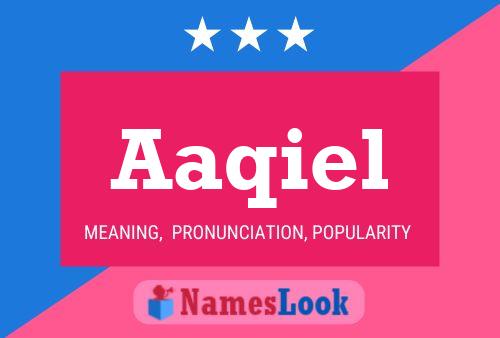 Aaqiel Name Poster