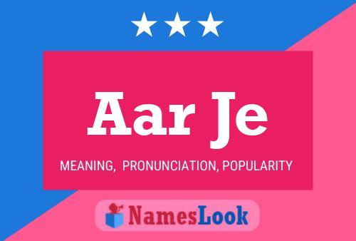 Aar Je Name Poster