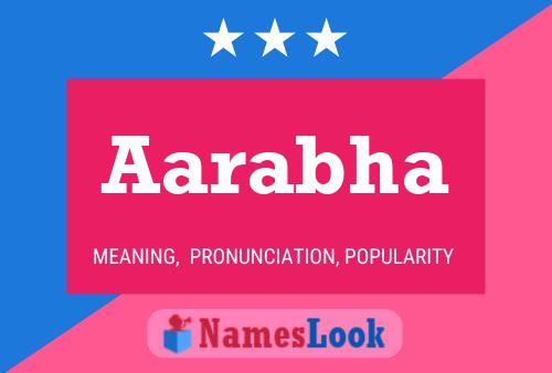 Aarabha Name Poster