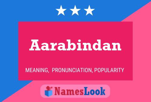 Aarabindan Name Poster