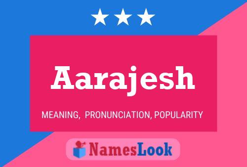 Aarajesh Name Poster