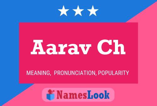 Aarav Ch Name Poster