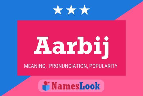 Aarbij Name Poster