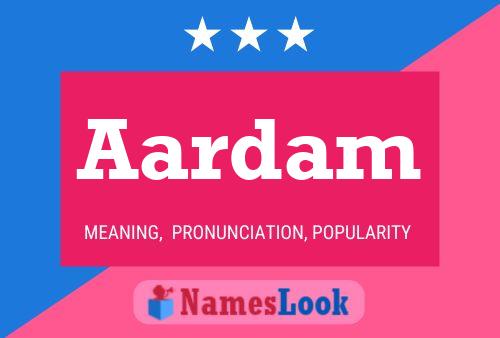 Aardam Name Poster