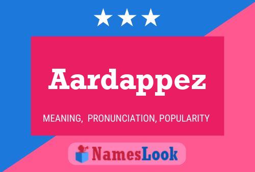 Aardappez Name Poster