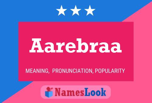 Aarebraa Name Poster