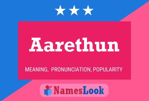 Aarethun Name Poster