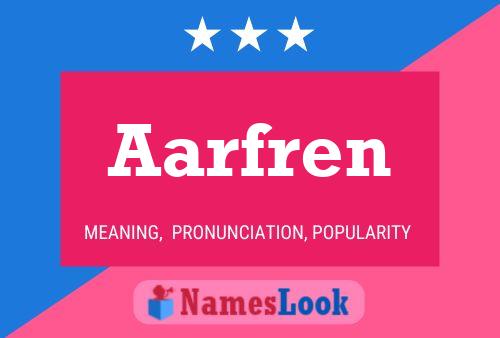 Aarfren Name Poster