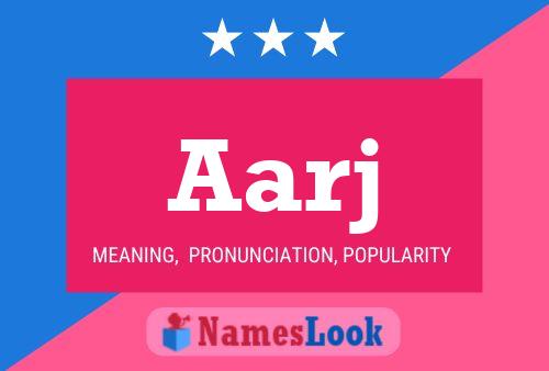 Aarj Name Poster